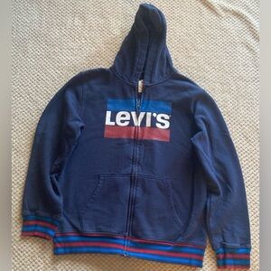 Levi's Kids Blue Zip-Up Hoodie